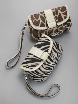 Urban Jungle Print Wristlet