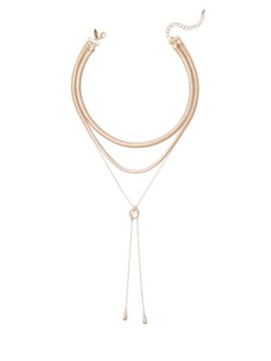 City Style Gold Bead Necklace