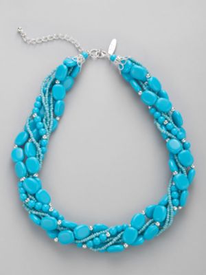 City Style Chunky Turquoise Necklace