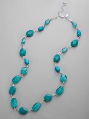 City Style Long Chunky Bead Necklace