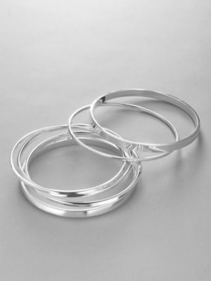 City Style Shiny Bangle Set