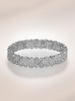 City Bright Collection - Pave Circle Stretch Bracelet