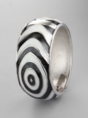 City Style Swirl Hinge Bracelet