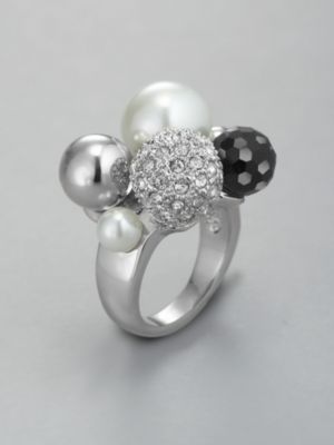 Multi Ball Cocktail Ring