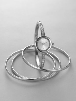 Silver Bangles