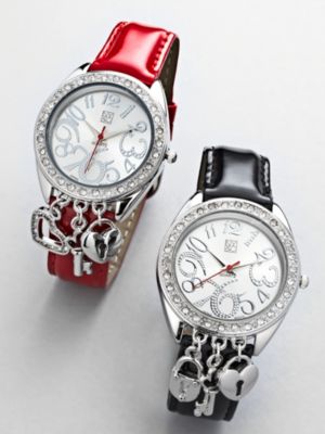 Charm Watch with Rhinestones