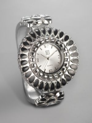 NYC Womens Flower Bracelet Watch