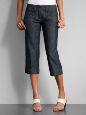 NY Patch Pocket Crop Jeans