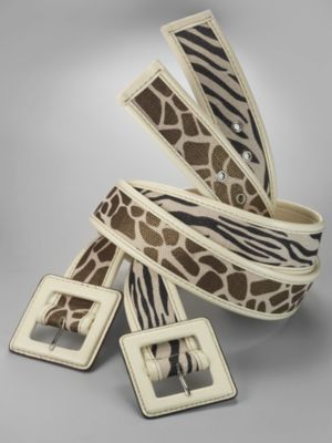 City Style Animal Print Belt