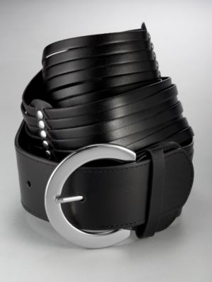 City Style Wide Belt with Studs