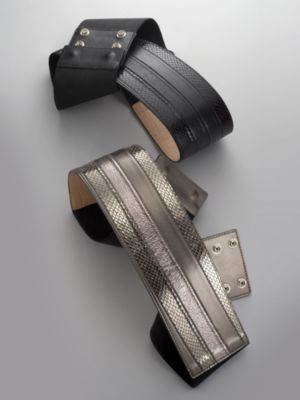 Paneled Stretch Belt