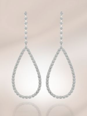 City Bright Collection - Pave Teardrop Earrings