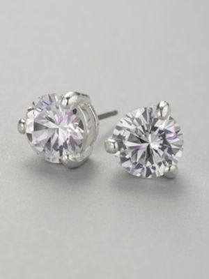 City Bright Round Cut Stud Earrings