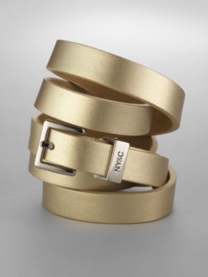 Metallic Black Belted