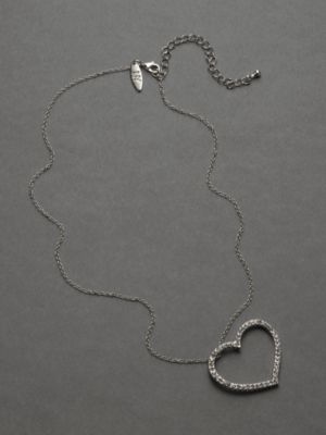 City Bright Pave Heart Necklace