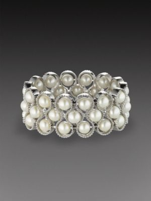 Optic White Stretch Bracelet