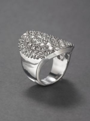 City Bright Pave Cluster Ring