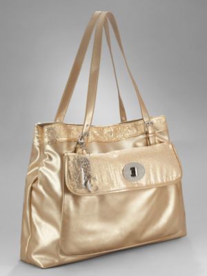 New York  & Company - Sequin Trim Tote :  new york amp company metallic tote bag metallic tote bag