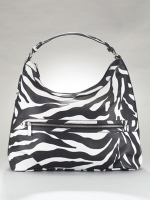 Zebra Hobo Bag