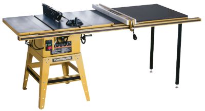 Powermatic Model 64A with 52'' Accu-Fence System, Table Extension and Legs