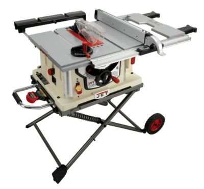 Jet&reg; 10'' Jobsite Table Saw w/Retractable Stand