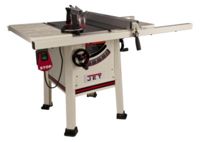 Jet&reg; 10'' ProShop Table Saw w/30'' Fence, Steel Wings, & Riving Knife