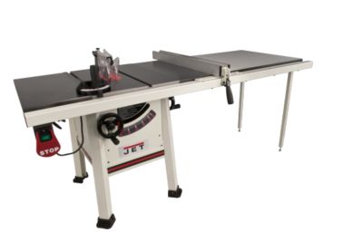 Jet&reg; 10'' ProShop Table Saw w/52'' Fence, Cast Iron Wings, & Riving Knife