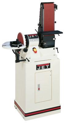 Jet&reg; Combination 6'' x 48'' Belt & 9'' Disc Sander w/Closed Stand