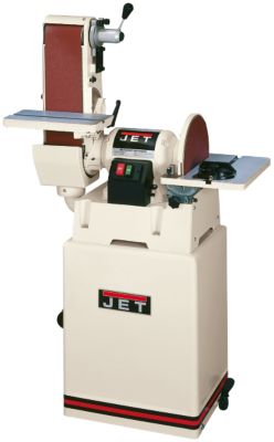 Jet&reg; 6'' x 48'' Belt and 12'' Disc Sander (Combo) w/Closed Stand