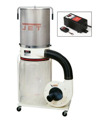 DC-1100 Dust Collector, 1-1/2HP, 1Ph, w/Remote & Canister Kit