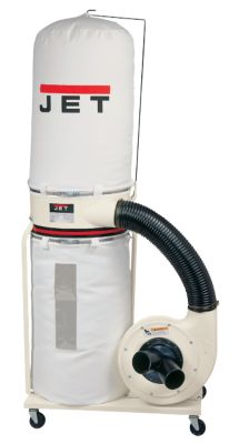 DC-1200 JET Dust Collector with Remote, Bag, 2HP, 1Ph