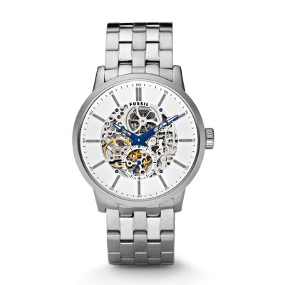 Fossil Mechanical Automatic Stainless Steel Watch | Quadeo