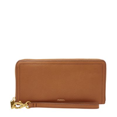 Leather Zip Clutch | Fossil.com